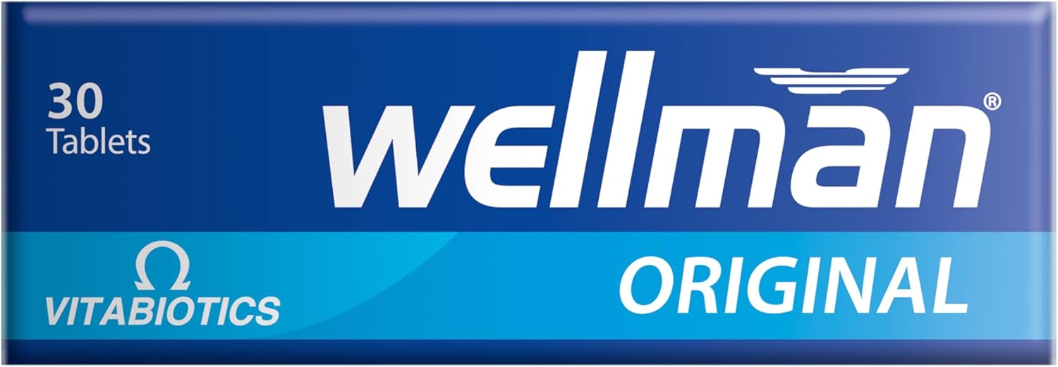 Wellman Original Health & Vitality Multivitamins 30 tablets as part of a daily wellness routine