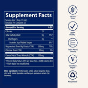 Supplement Facts Image: Trace Minerals Liquid Magnesium 300mg supplement facts ingredients liquid bottle 473ml