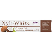 NOW Solutions XyliWhite Coconut Oil Toothpaste Gel Mint Flavour 181g box front packaging