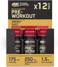 Optimum Nutrition Gold Standard Pre Workout Shot Beere 12 x 60ml