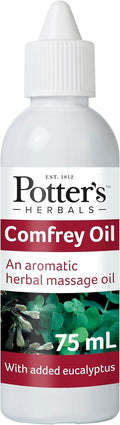Potter's Herbals Beinwell- & Eukalyptus-Massageöl - 75ml