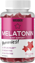 Weider Melatonin 1mg Gummies, Strawberry Flavour - 60 Count