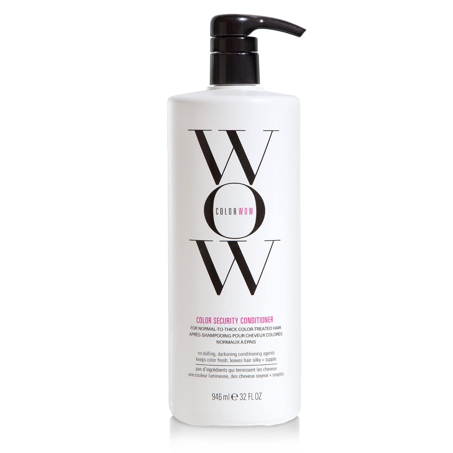 Color Wow Color Security Conditioner 946ml bottle for normal to thick hair on a clean background.