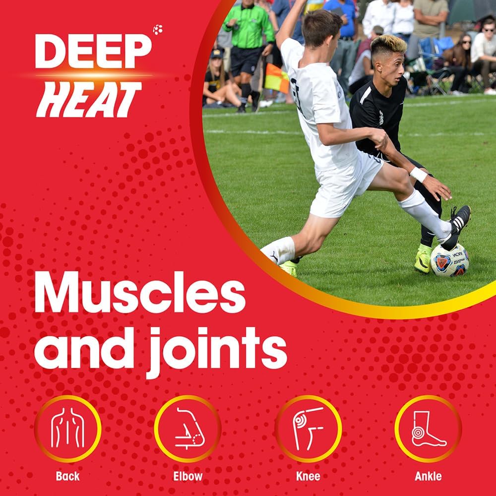 Deep Heat Heat Rub, tube and carton packaging, no flavour, 67g, topical application instructions