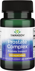 Swanson Prostata Komplex 200 mg 60 Softgels | Fortschrittliche Prostata-Unterstützungsmischung