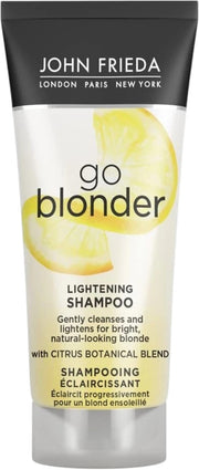 John Frieda Go Blonder Lightening Conditioner, bottle packaging, citrus fragrance, 75ml