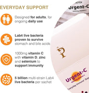 ProVen Probiotics Urgent-C Everyday Immune Support Sachets - 30 Count