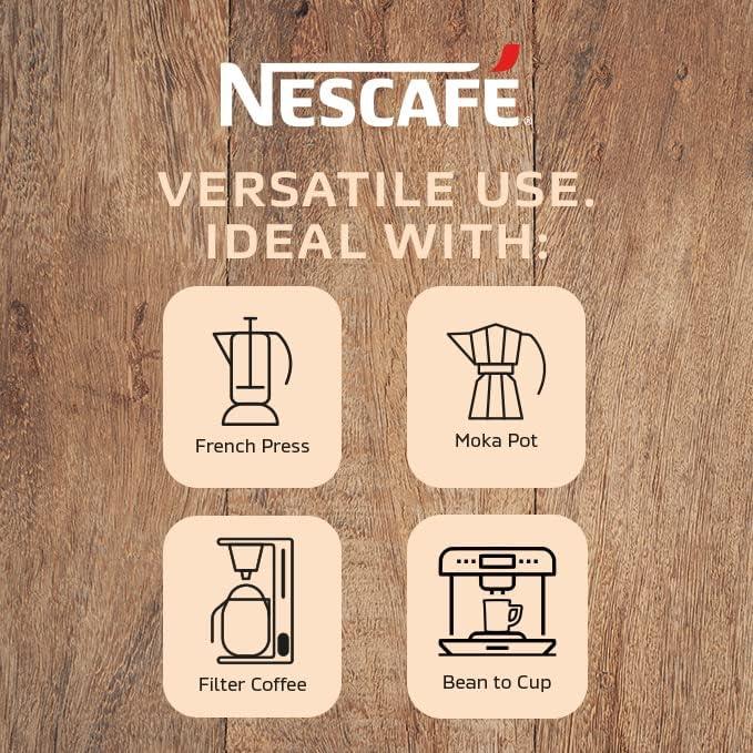Nescafé Grande Roast and Ground Coffee 500g bag brewing preparation