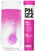 Phizz Daily 3-in-1 Electrolyte & Multivitamin Apple & Blackcurrant Tablets – 20 Count