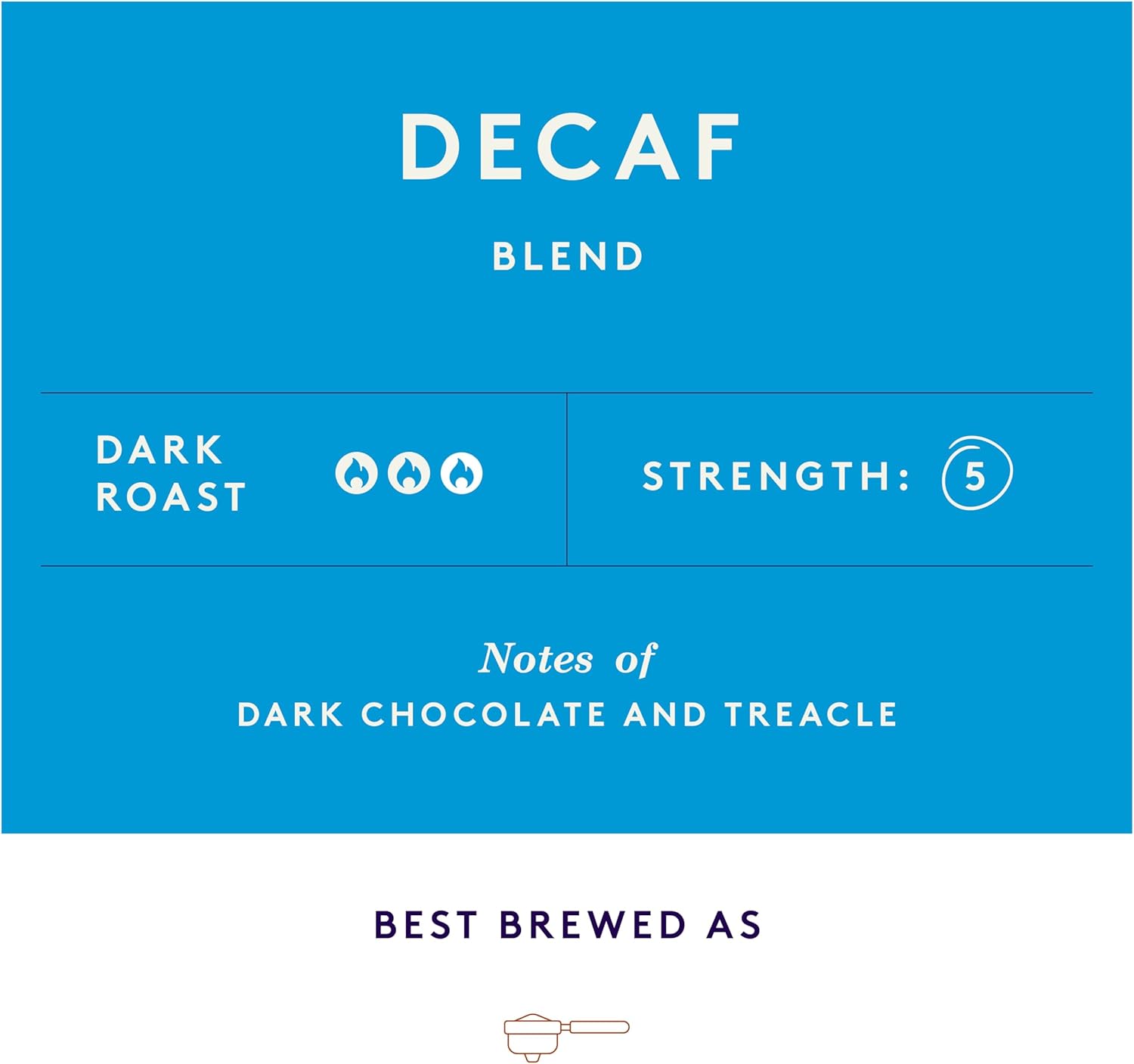 Union Decaf Blend Ground Coffee for Cafetiere - 200g