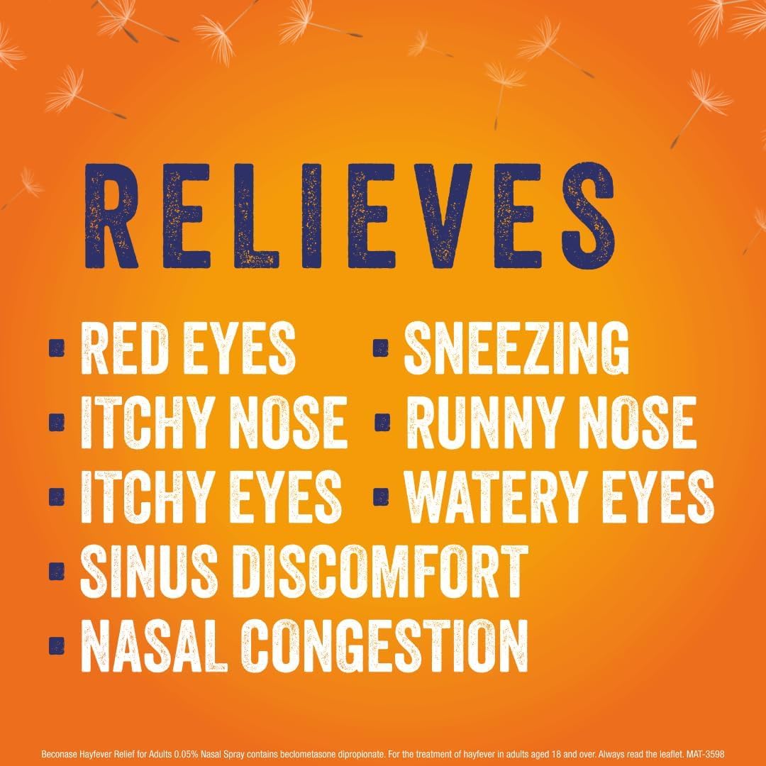 Beconase 8-in-1 Adult Hayfever Relief Nasal Spray 0.05% 100 Sprays