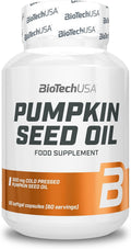 BioTechUSA Pumpkin Seed Oil 600mg - 60 Softgels