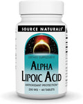 Source Naturals Alpha-Liponsäure 200mg Tabletten – 60 Stück
