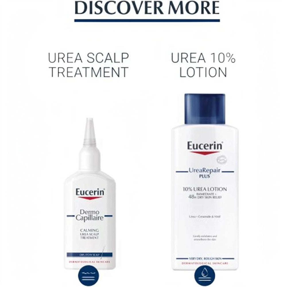 Eucerin DermoCapillaire Calming Urea Mild Shampoo fragrance-free 250ml & Urea treatment