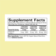ChildLife Essentials Vitamin K2 drops supplement facts MK7 organic MCT oil 7.5ml