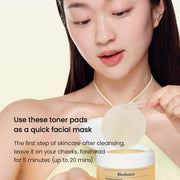 Biodance Vita Niacinamide Hydrogel Toner Pads 60 Pads used as part of a daily skincare routine