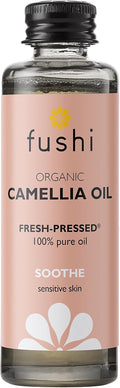 Fushi Organic Camellia Oil 100 ml | Fresh-Pressed® 100% Pure Oil to Soothe & Hydrate Sensitive Skin