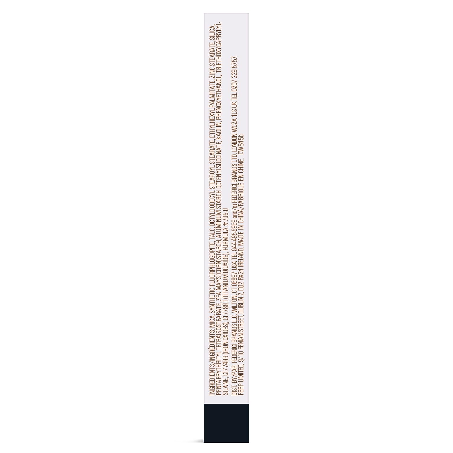 Color Wow Root Cover Up Hair Powder Black, compact hair touch-up powder, Black shade, 2.1g, ingredients information