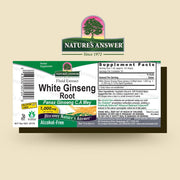 Nature’s Answer White Ginseng Root Liquid Extract 30ml barcode image