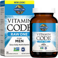 Garden of Life Vitamin Code Raw One Multivitamin für Männer, pflanzliche Kapseln