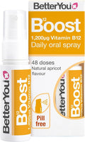 BetterYou Vitamin B12 Oral Spray, Natural Apricot Flavour - 25ml