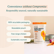 Freja Bone Broth Protein Powder Unflavoured
