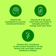 Berocca Vitamin C & B Complex Effervescent Tablets - Mixed Berries Flavour - 45 Count