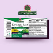 Nature’s Answer Eleuthero root alcohol-free liquid extract 60ml barcode