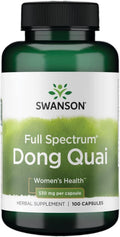 Swanson Dong Quai 100 Kapseln | 530 mg | Unterstützung für die Frauengesundheit