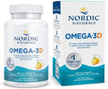Nordic Naturals Omega-3D with Vitamin D3 Lemon 60 Soft Gels