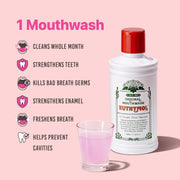 Euthymol Mouthwash ICY Mint Fluoride & Alcohol-Free – 500ml
