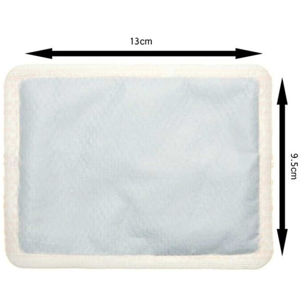 Cura-Heat 24H Non-Medicinal Heat Patch Back & Shoulder 3 x 4 Patches size