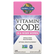 Garden of Life Vitamin Code 50 and Wiser Women's Multi Vegetarian Capsules