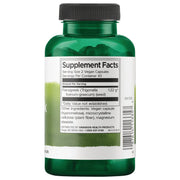 Swanson Full Spectrum Fenugreek Seed 610mg 90 Capsules supplement bottle with label on a white background