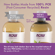 NOW Solutions Pure Castor Oil - Expeller Pressed. Old & new packaging.