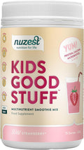 Nuzest Kids Good Stuff Vegan Smoothie Mix, Wild Strawberry - 225g