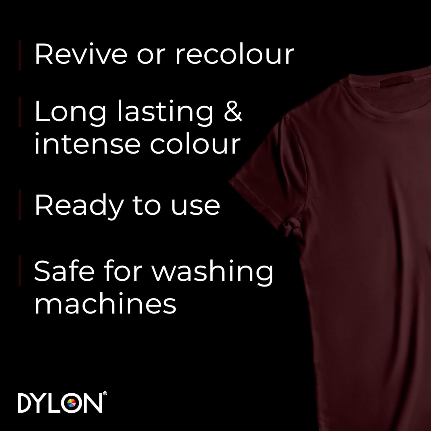 Dylon All-in-1 Fabric Dye Pod Espresso Brown 350g washing machine instructions