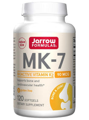 Jarrow Formulas MK-7 Vitamin K2 90mcg 120 Softgels