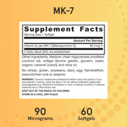 Jarrow Formulas MK-7 - 90 mcg – 60-120 Softgels