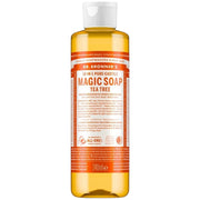 Dr. Bronner's Tea Tree Pure-Castile Liquid Soap 945ml bottle, tea tree scent, 240ml