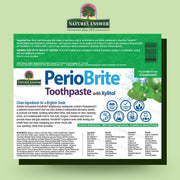 Nature’s Answer PerioBrite fluoride-free Coolmint toothpaste 4ml barcode