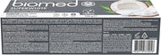  Ingredients list and information for BIOMED 97% Natural Superwhite Toothpaste.