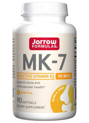 Jarrow Formulas MK-7 Vitamin K2 90mcg 90 Softgels
