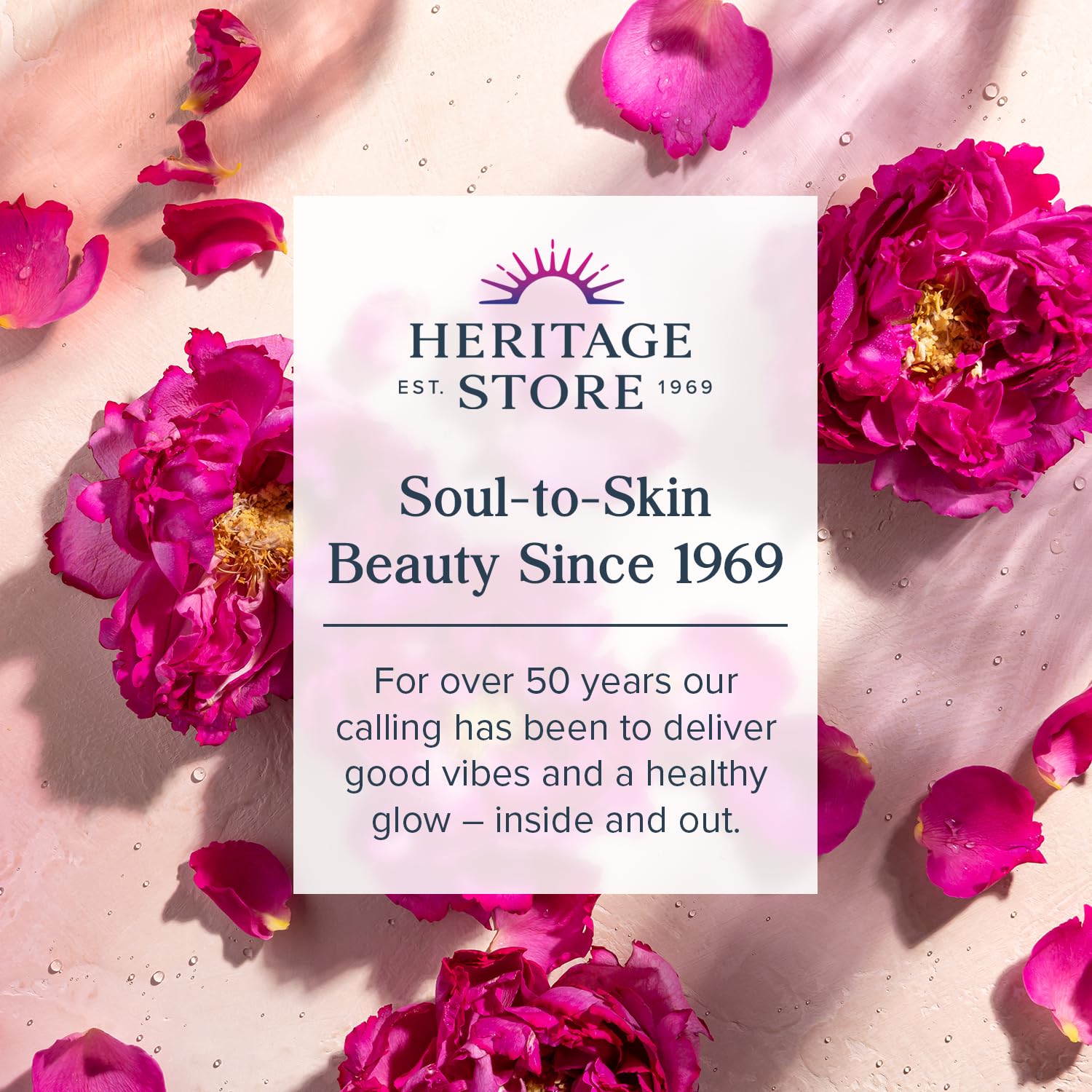 Heritage Store Rosewater & Glycerin – 237ml Hydrating & Soothing Facial Mist for Radiant Skin