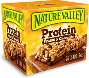 Nature Valley Protein Peanut and Chocolate Bars box 26 x 40g protein snack bars