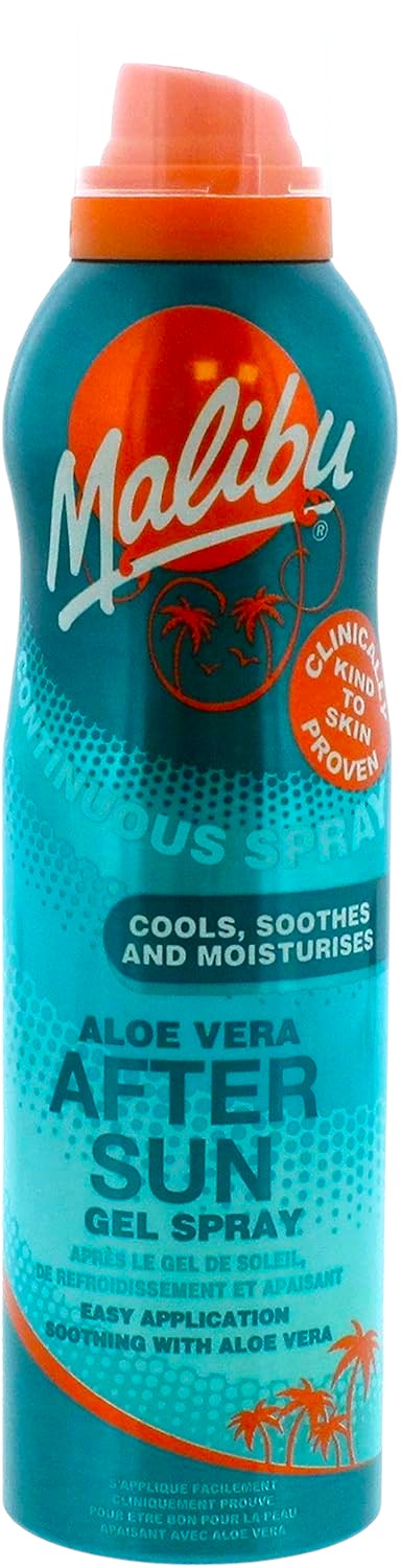 Malibu After Sun Lotion Spray – 175ml | Soothing & Hydrating Care for Sun-Exposed Skin
