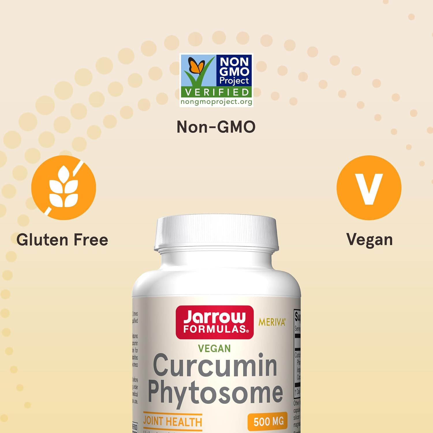 Jarrow Formulas Curcumin Phytosome 500mg Veggie Capsules