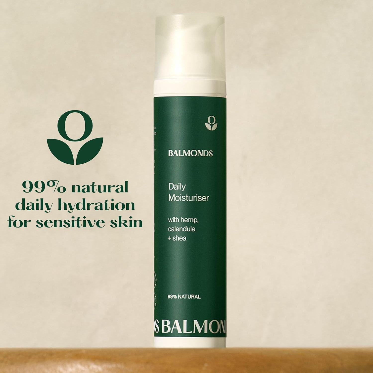 Balmonds Daily Moisturiser Natural Skin Cream 100ml
