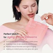 Biodance Bio Collagen Real Deep Hydrogel Face Mask 4 Sheets hydrogel face mask during skincare routine