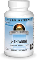 Source Naturals L-Theanin 200 mg Suntheanin – 30 Tabletten
